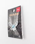 side view of the navi pin sold at Nintendo Tokyo in Japan