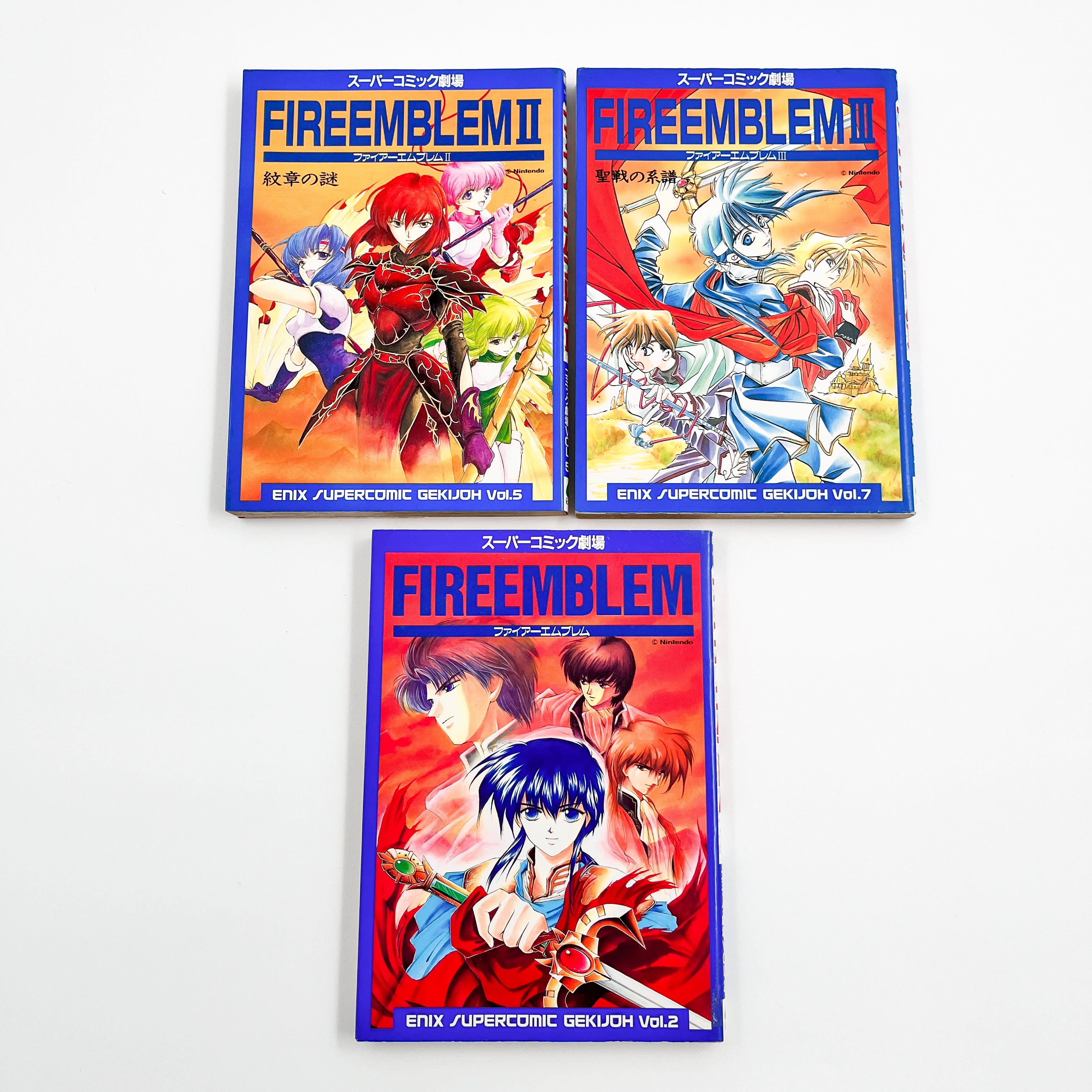 Fire Emblem, Enix Super Comic Gekijoh Volumes 2, 5, 7