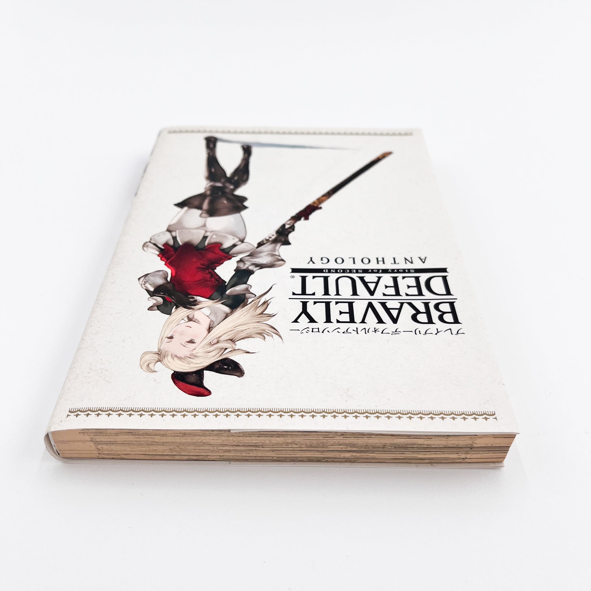 Bravely Default Story for the Sequel Anthology side view with pages