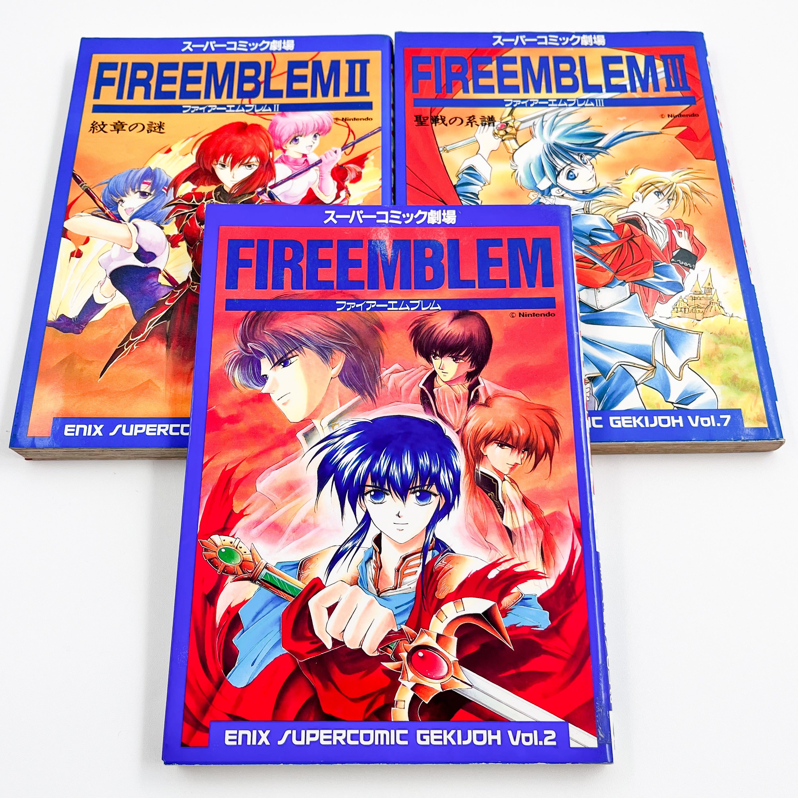 Fire Emblem, Enix Super Comic Gekijoh Volumes 2, 5, 7