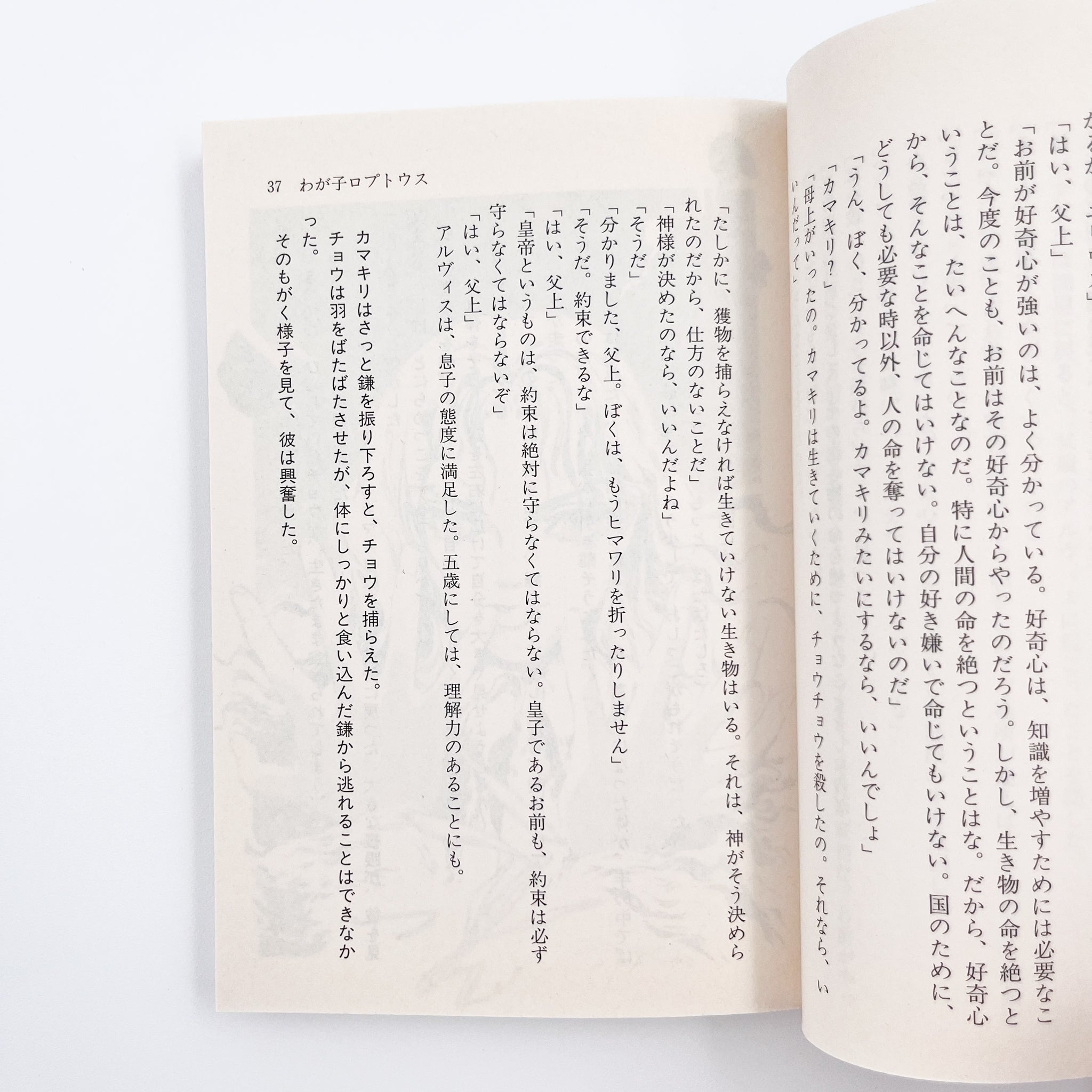Fire Emblem: Genealogy of the Holy War - Mori to Mizuumi no Kuni light novel sample page