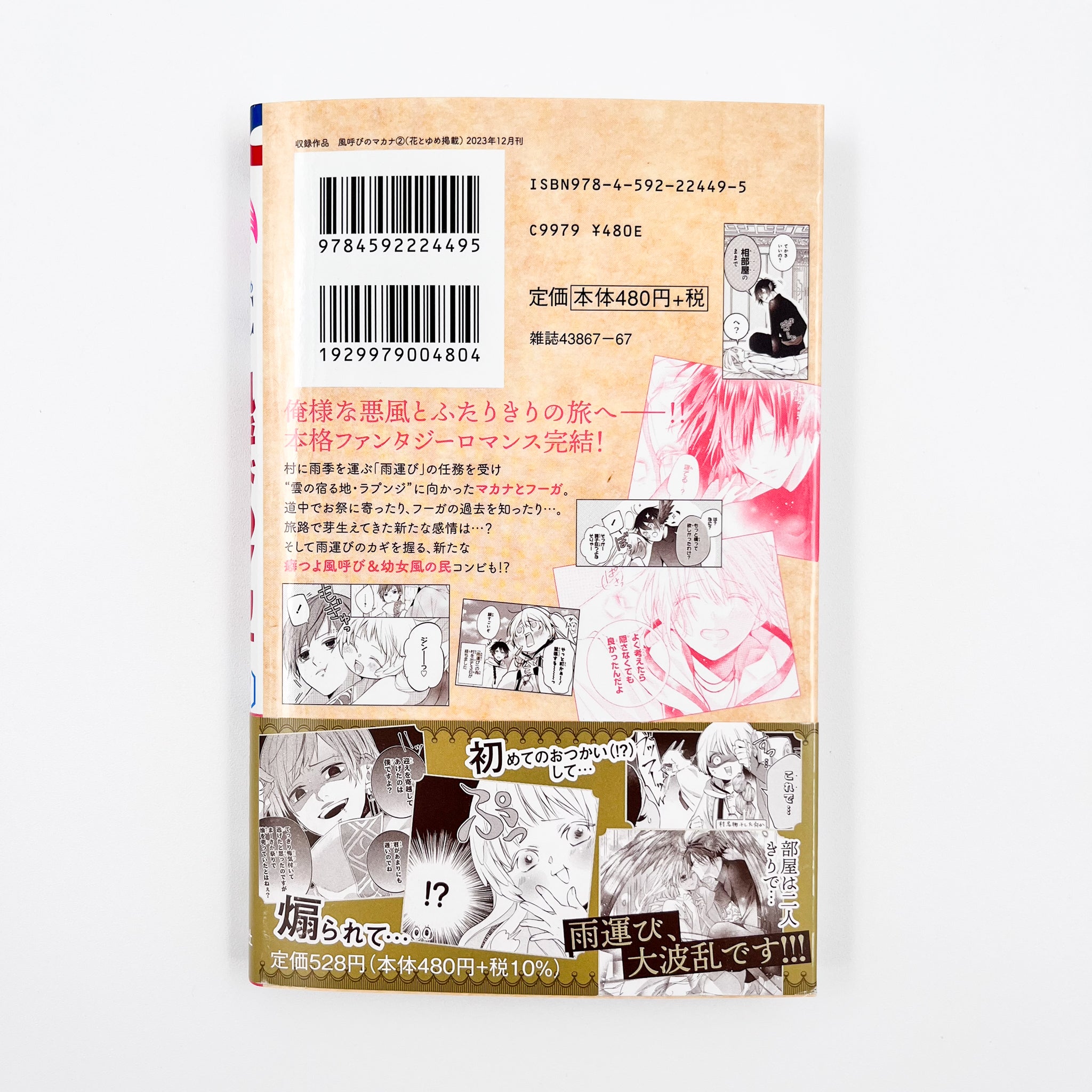 Kazeyobi no Makana, Volume 2 back cover
