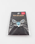 side view of the navi pin sold at Nintendo Tokyo in Japan