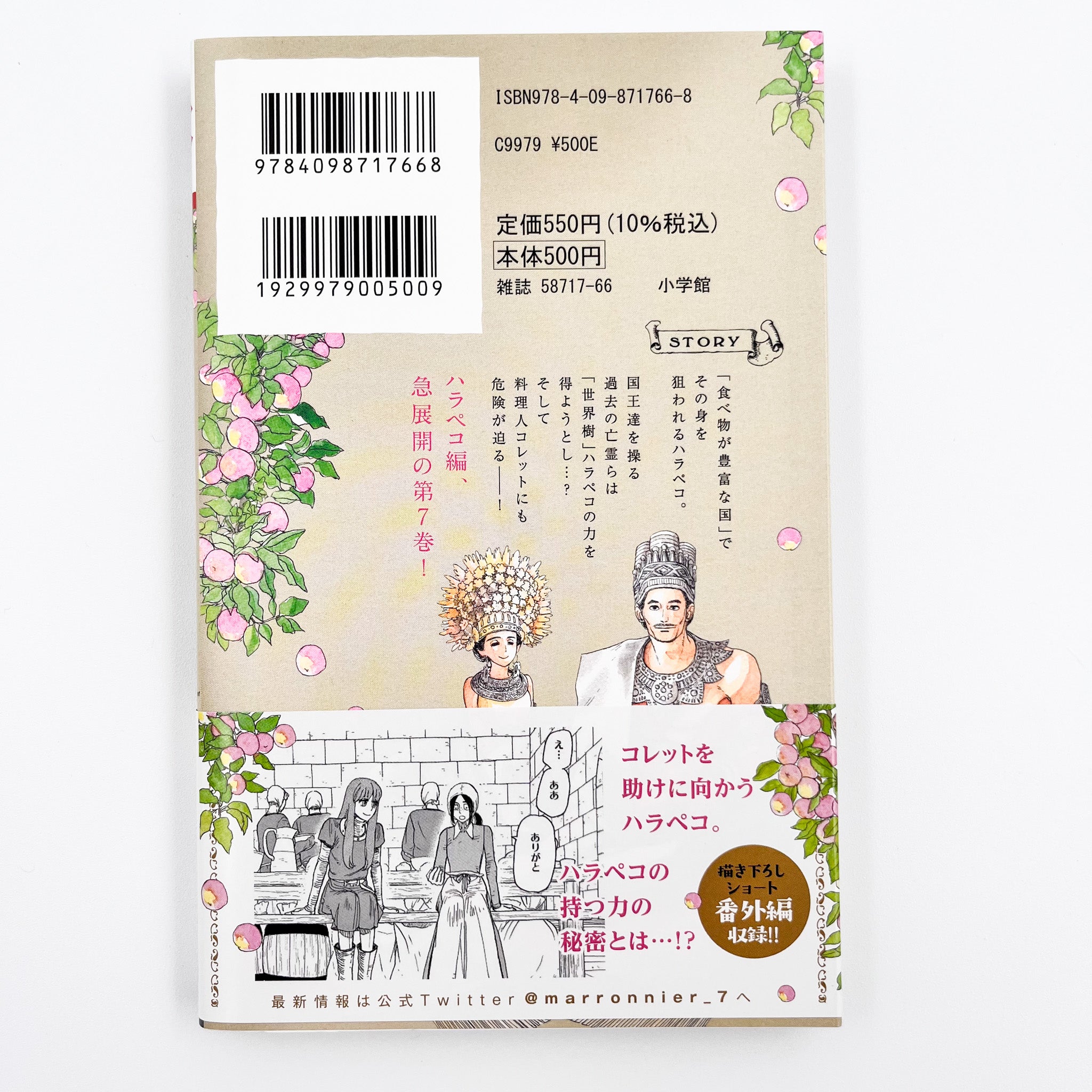 Maronie Oukoku no Shichinin no Kishi Volume 7 back cover with obi